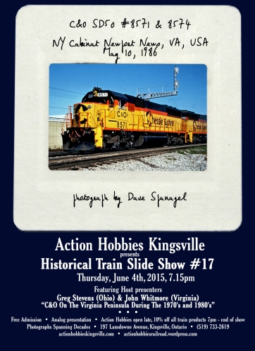 Historical Train Slide Show #17 poster bill